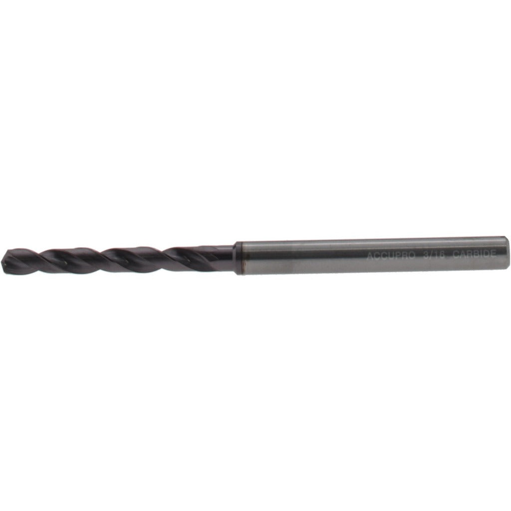 ACCUPRO Accupro 4500305 Screw Machine Drill Bit 3/16 in Carbide
