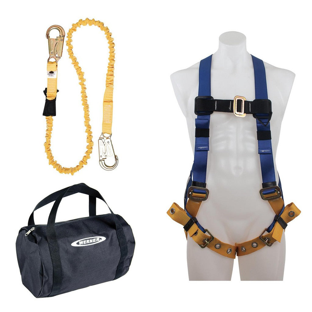 WERNER Werner K122023 Aerial Fall Protection Kit 310 Lb