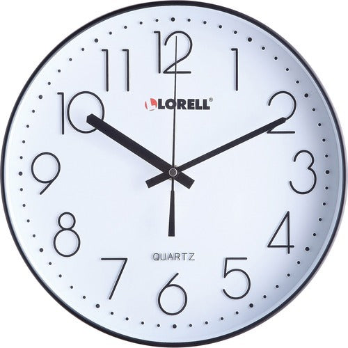 LORELL Lorell LLR61011 Wall Clock 12 Inches Silent Battery