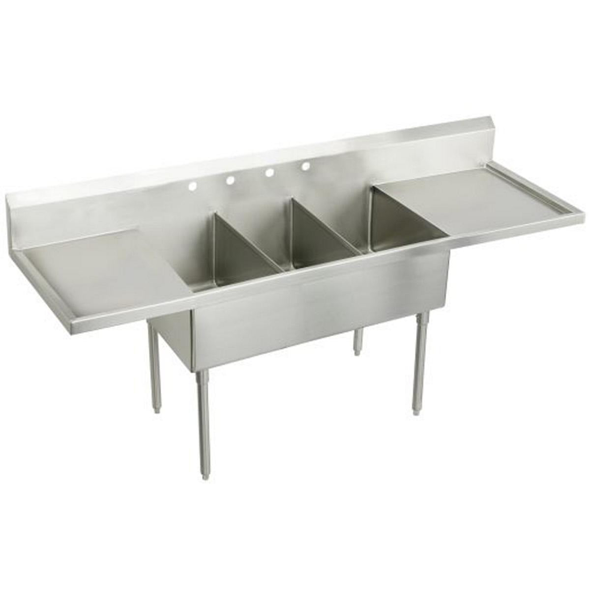 BSC PREFERRED Bsc Preferred WNSF8372LR4 Triple Compartment Scullery Sink