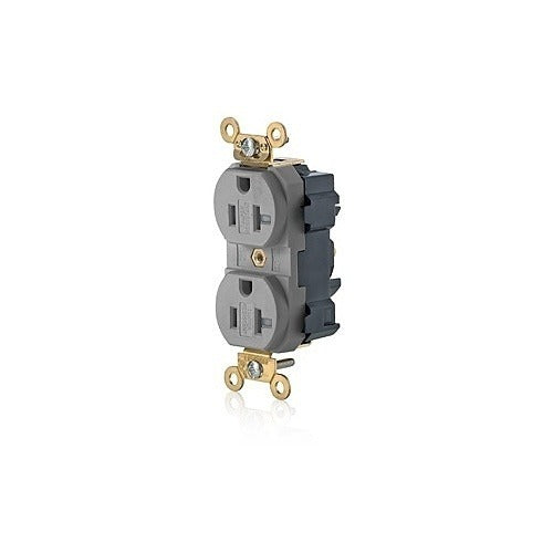 LEVITON Leviton Telcom M5362-SGG Duplex Receptacle 20A 125V