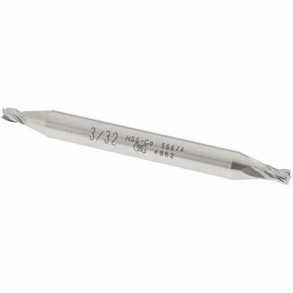 OSG Osg 5667400 Square End Mill 3/32 in 4 Flute Cobalt