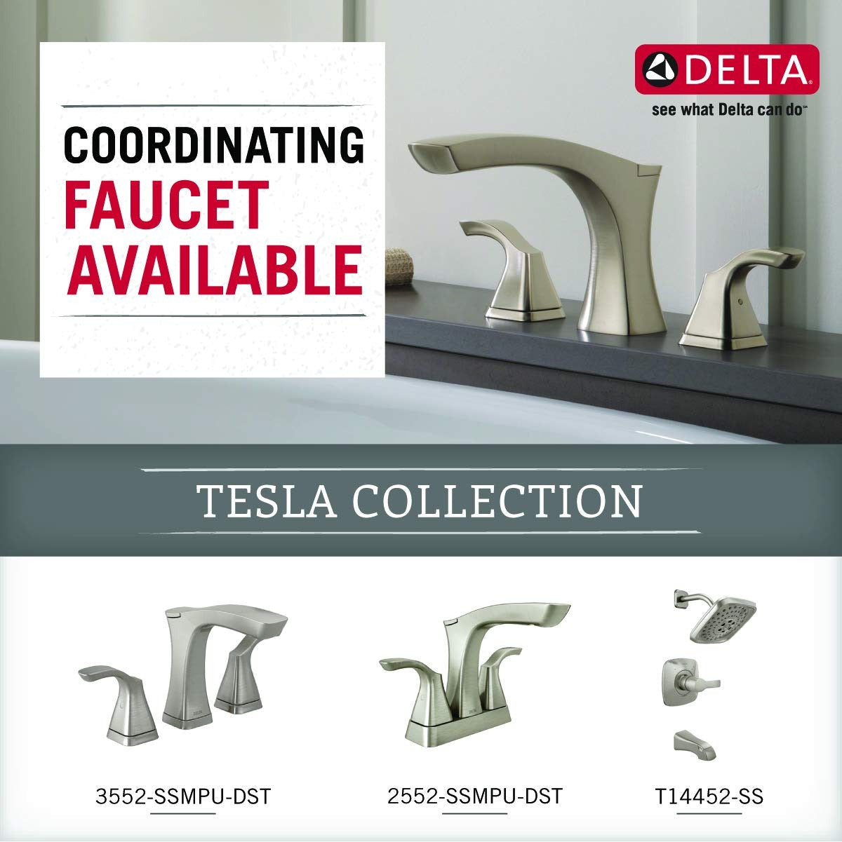 DELTA FAUCET Delta Faucet 75235-SS Tesla Double Robe Hook Stainless