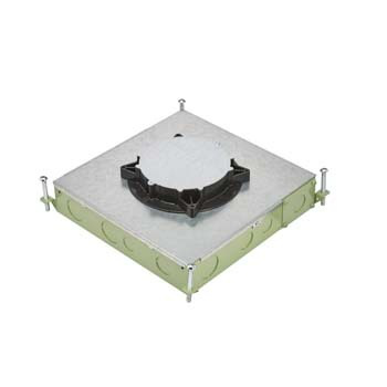 Legrand RFB4E-OG 13-1/8 x 13-1/8 x 4-1/16 4-Gang Steel Square Recessed Floor Box