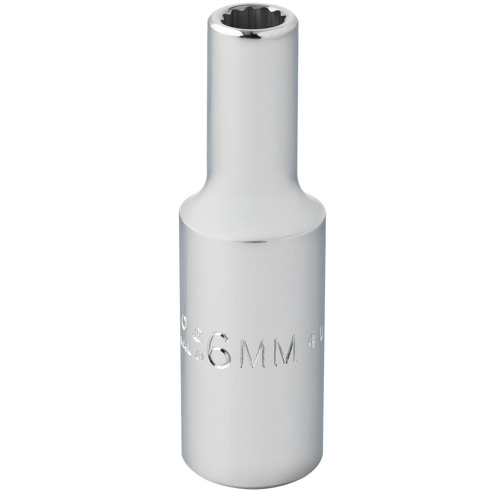 PROTO Proto J5006M Deep Hand Socket 6 Mm 12-point 3/8 Drive
