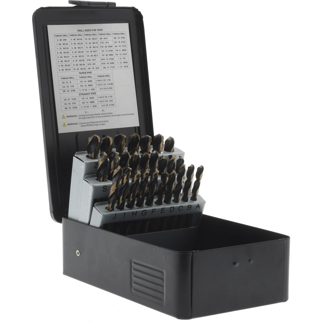 IMPORT-GENERIC Import BDNA-20870 Jobber Length Drill Bit Set 26 Pc Hss