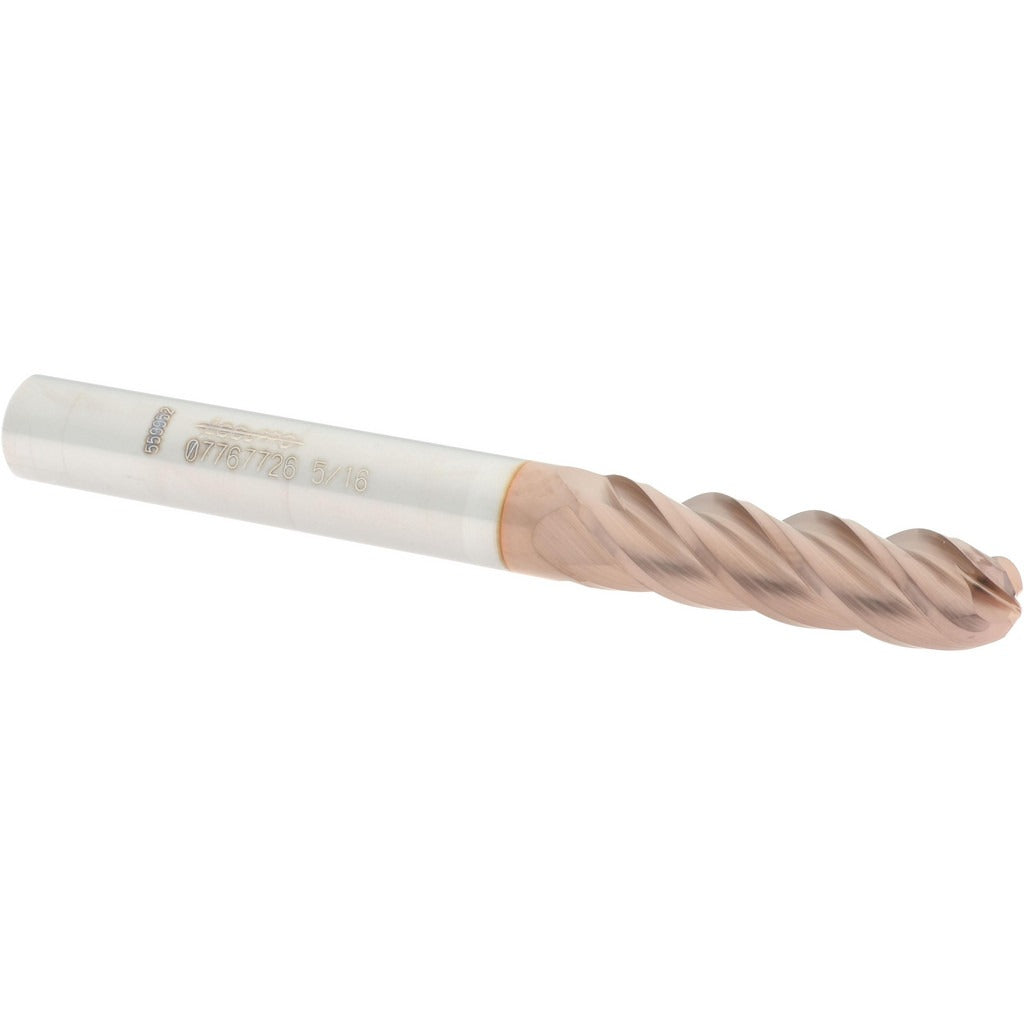 ACCUPRO Accupro 12184872 Ball End Mill 0.3125 in 4 Flute Ticn Carbide