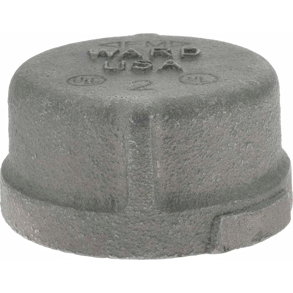 VALUE COLLECTION Value Collection B300 50 Black Iron End Cap 2 in Threaded