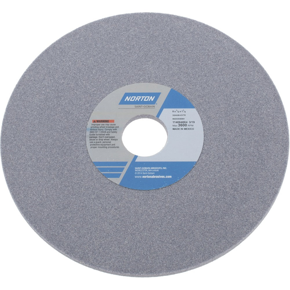 NORTON Norton 66253038891 Surface Grinding Wheel 8in 80 Grit