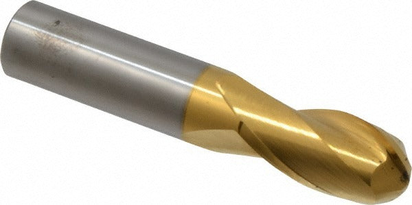 HERTEL Hertel E6249048 Ball End Mill 0.75 in 2 Flute Carbide Tin