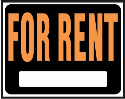 HILLMAN Hillman Fasteners 840026 for Rent Sign 15x19 Inches 6 Pack