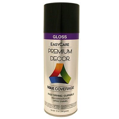 BSC PREFERRED Bsc Preferred PDS2-AER Gloss Black Spray Enamel 12 Oz