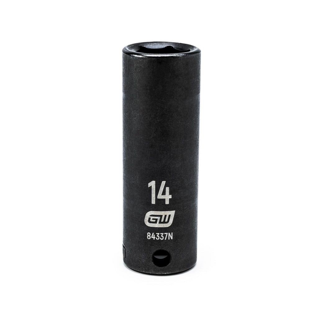 GEARWRENCH Gearwrench 84337N Impact Socket 3/8 in Drive 14mm 6-pt