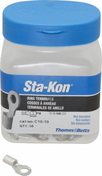 THOMAS & BETTS Thomas Betts C10-10 Ring Terminal Crimp 10-12 Awg