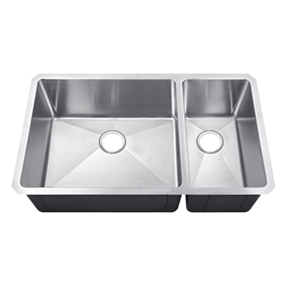DAKOTA Dakota Plumbing GSM-7030 Undermount 70/30 Kitchen Sink