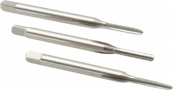 CLEVELAND CONTROLS Cleveland C54092 Tap Set 2-56 Unc 3 Flute Hss Bright