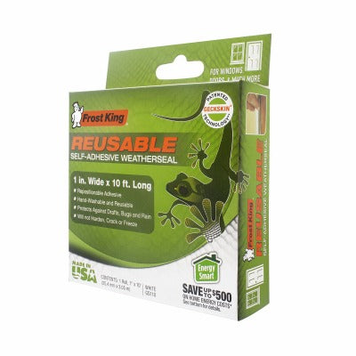FROST KING Thermwell GS110 Reusable Weatherstrip Geckskin