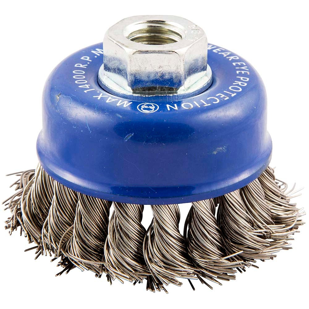 NORTON Norton 66252838812 Knotted Cup Brush 2-3/4 in Stainless Steel