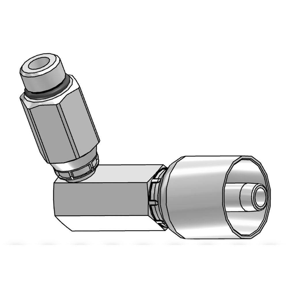 PARKER Parker 10L43-6-6 Hydraulic Hose 90 Elbow 3/8 Inch
