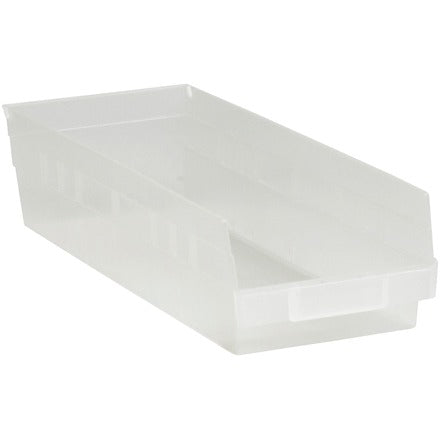 BSC PREFERRED Bsc Preferred BINPS112CL Clear Nestable Storage Bins 20pk