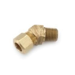 MIDLAND INDUSTRIES Midland Industries 700095-0606 45 Deg Compression Elbow Brass