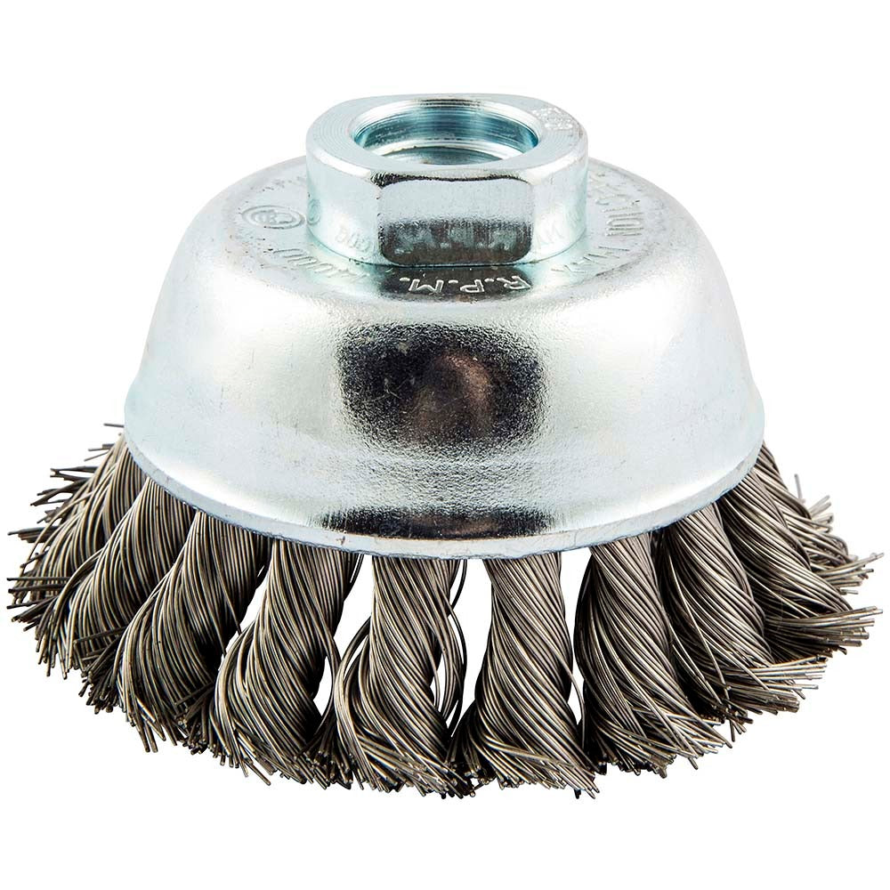 NORTON Norton 66252838871 Knotted Cup Brush 2-3/4 in Stainless
