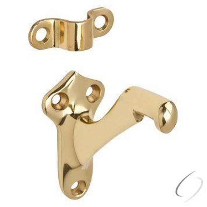 IVES Ives 59B3 Solid Brass Handrail Bracket Bright Brass