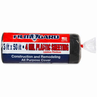 BERRY PLASTICS Berry Plastics Corp 626154 Black Poly Sheeting 4 Mil