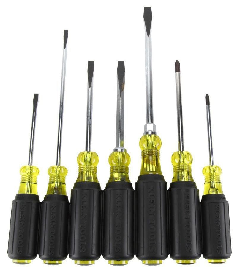 KLEIN TOOLS Klein Tools 85076 7-Piece Cushion Grip Screwdriver Set