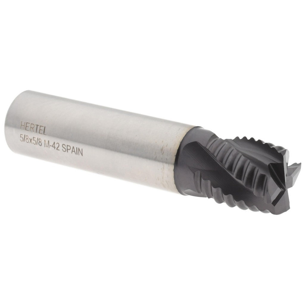 HERTEL Hertel 84511492 Roughing End Mill 5/8 in 4 Flute Cobalt