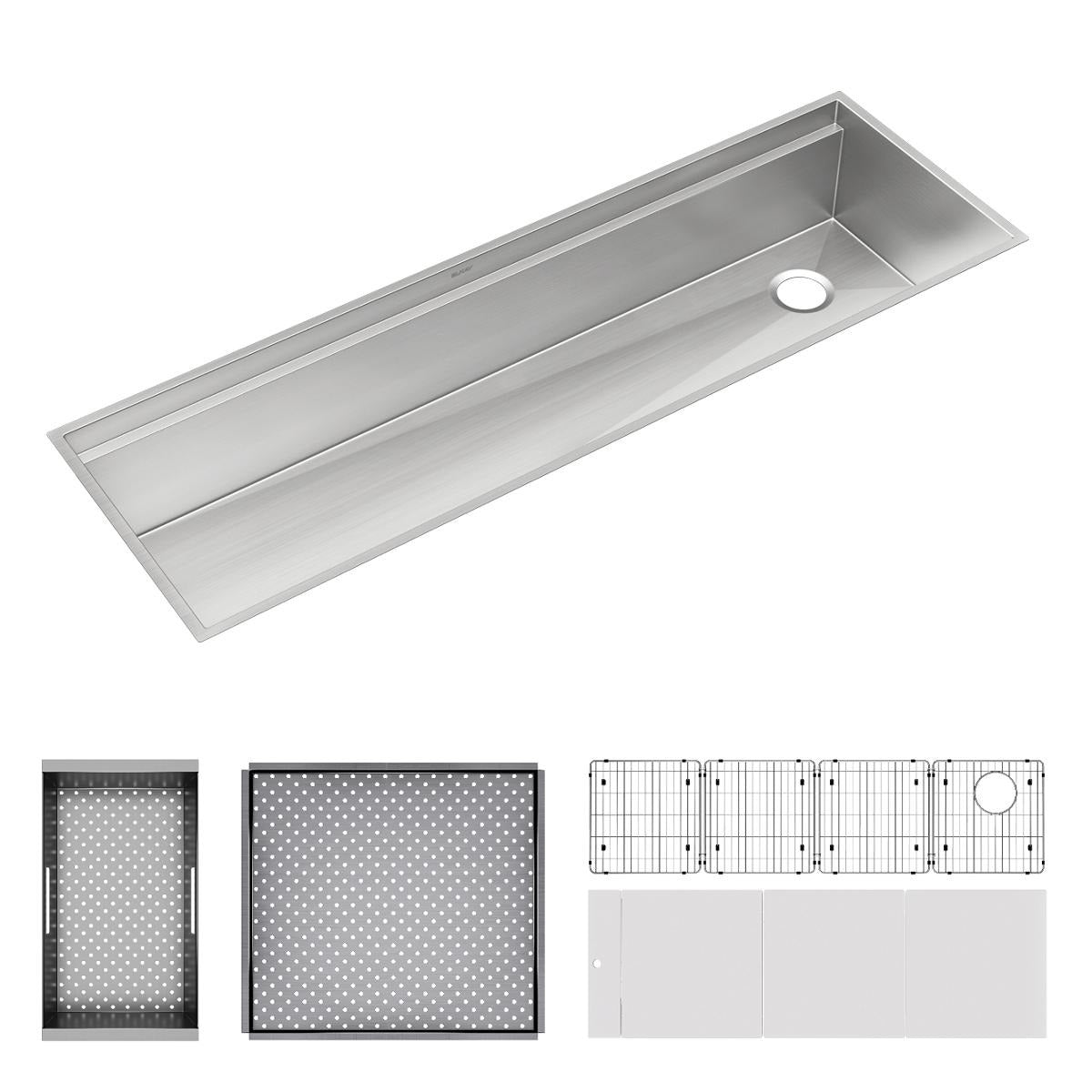 BSC PREFERRED Bsc Preferred CS60WPK Workstation Sink Kit Undermount