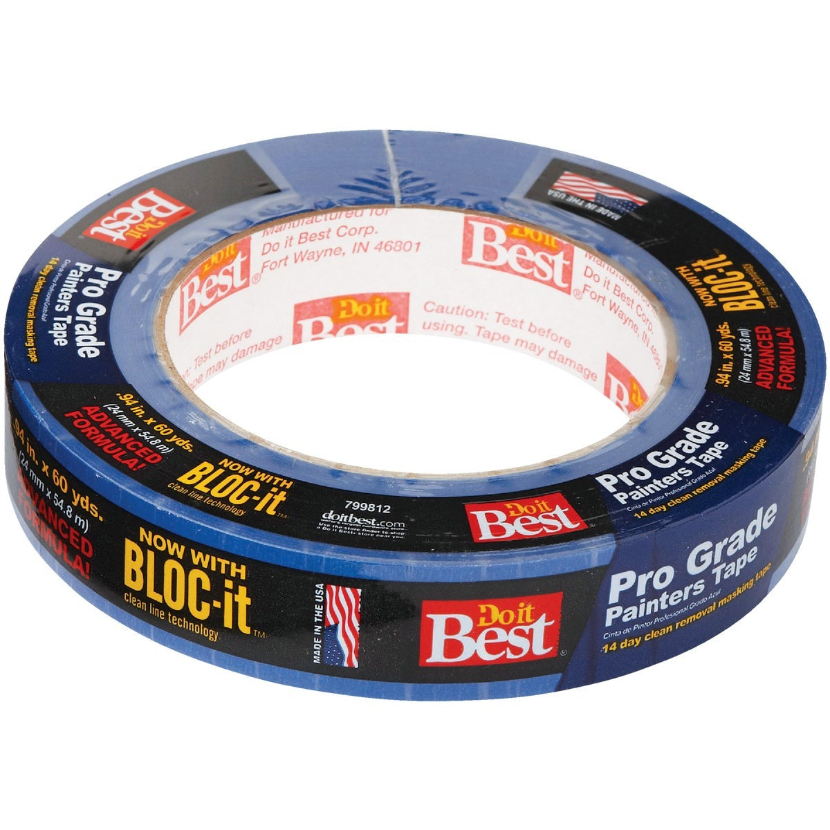BSC PREFERRED Bsc Preferred 99612 Blue Painters Masking Tape 0.94 in