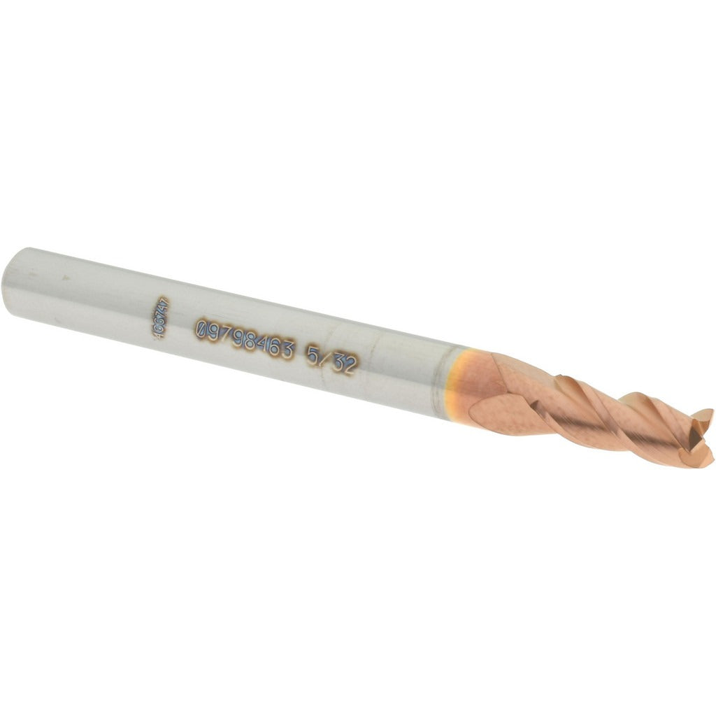 ACCUPRO Accupro 12182161 Square End Mill 5/32 in 3 Flute Carbide Ticn