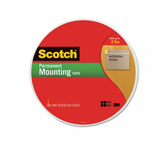 3M 3M MMM110MR Foam Mounting Tape 3/4 in x 38 yd (1 Roll)