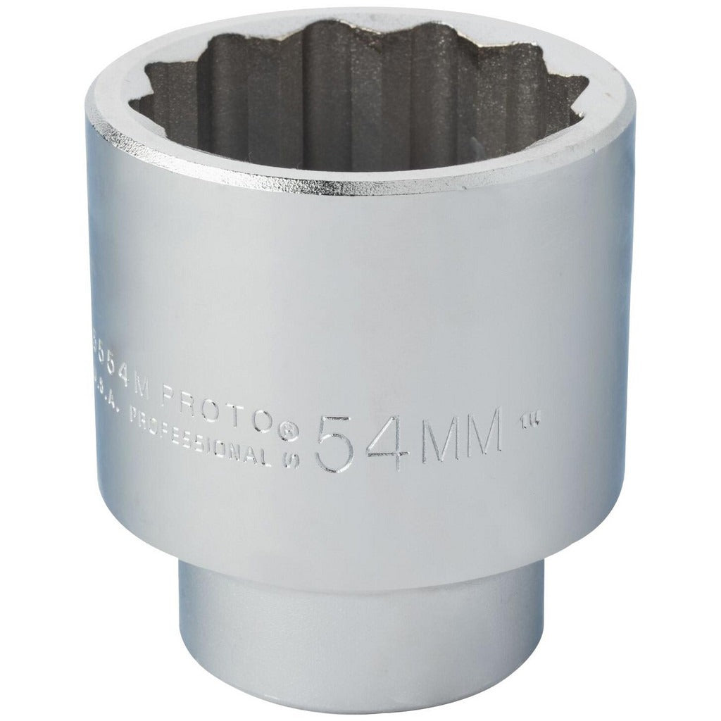 PROTO Proto J5554M Hand Socket 54 Mm 12-point 3/4 Drive