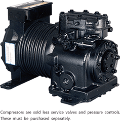 Emerson 3ABA-031E-TAC-800 Compressor, 208-230/3/60 5/8 F x 1-1/8 S Semi-Hermetic 8.44 MBH R404 Amp Copelametic