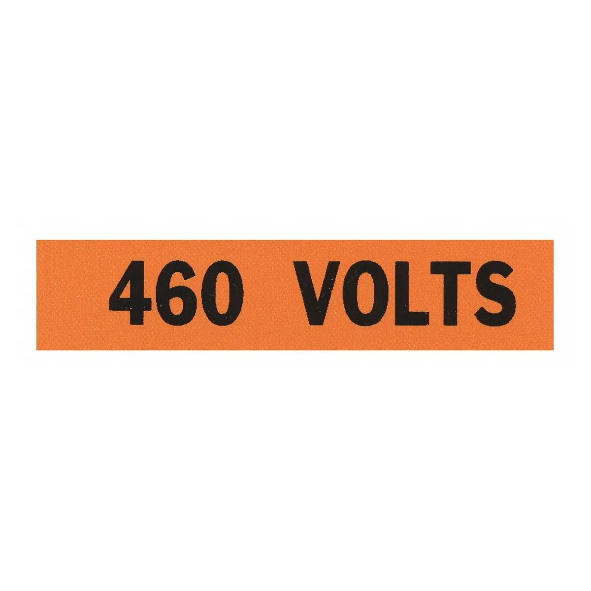 BRADY Brady 44314 conduit and voltage label 460 volts (2-1/4 in x 1/2 in, 18 per card)