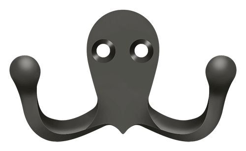 DELTANA Deltana WDH15U10B Double Hook Oil Rubbed Bronze