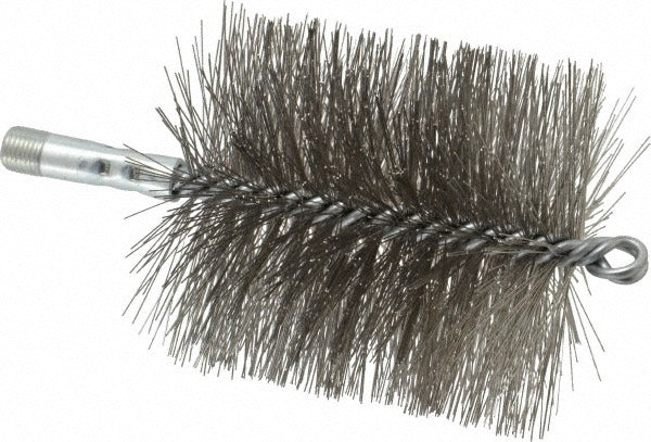 SCHAEFER BRUSH Schaefer Brush 43868 Spiral Tube Brush 4in Stainless Steel