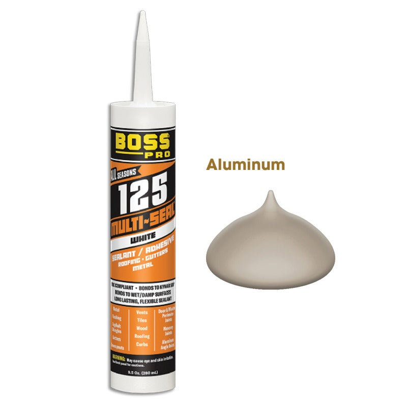BOSS PRODUCTS Boss Products 142890 Boss 125 Multi Seal Construction Sealant 9.5 oz Cartridge (12 per Case)