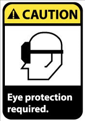ACCUFORMNMC Accuformnmc CGA10AP Eye Protection Required Label