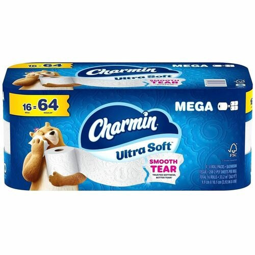 PROCTER & GAMBLE Bsc Preferred PGC19266 Toilet Paper 2-ply 16 Mega Rolls
