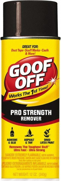 WILLIAM ZINSSER Goof Off FG658 Adhesive Remover Liquid 12 Oz Can