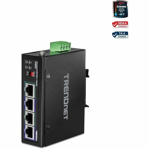 TRENDNET Trendnet TI-IG290 Industrial 2-port 2.5G Poe++ Switch