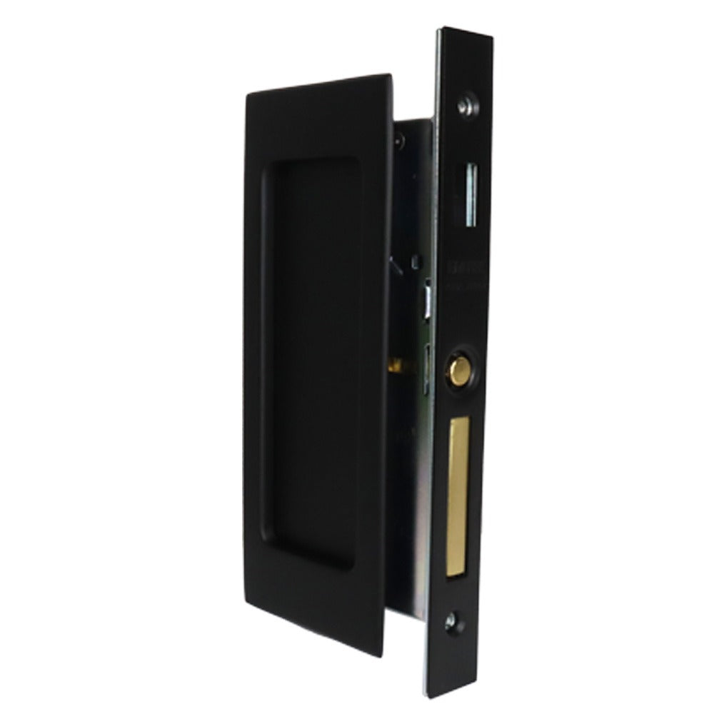 EMTEK Emtek 2116US19138 Pocket Door Mortise Lock Flat Black