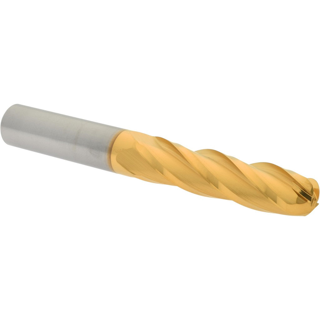 HERTEL Hertel E6060032 Ball End Mill 0.5 in 4 Flute Solid Carbide