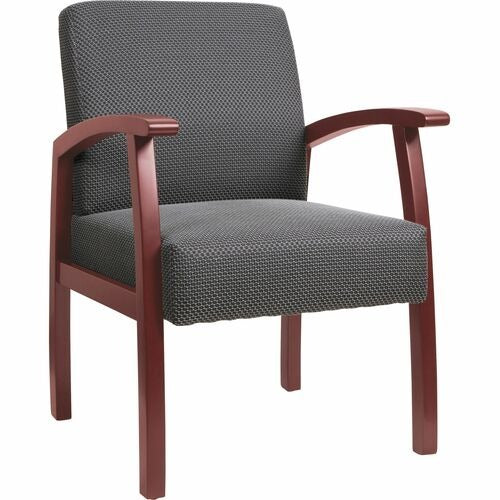 LORELL Lorell LLR68551 Guest Chair Wood Frame Lumbar Support