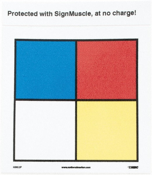 ACCUFORMNMC Accuformnmc HMS2P Hazardous Materials Systems Sign