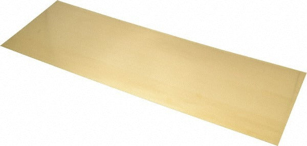 PRECISION BRAND Precision Brand 17875 Brass Shim Stock 0.012in 18x6in 10pc