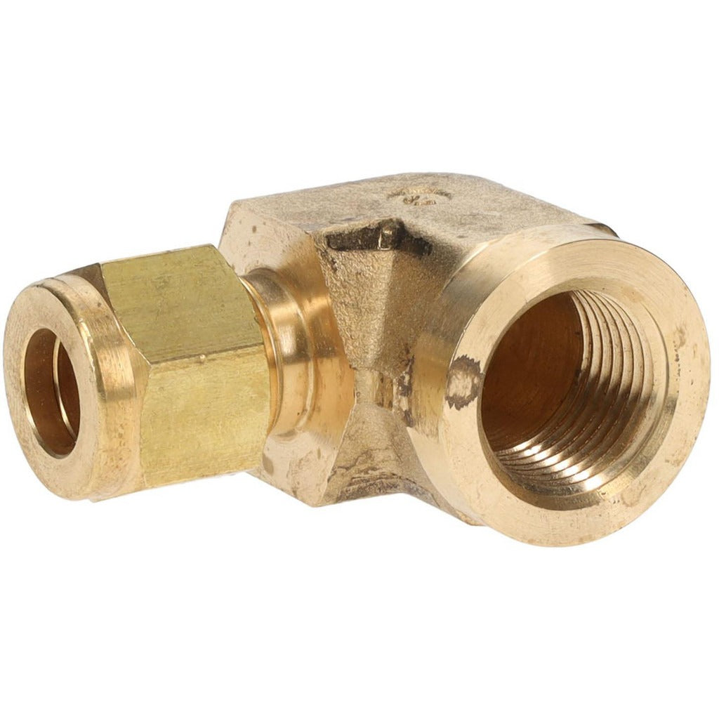 PARKER Parker 6FEL6N-B Compression Female Elbow 3/8 in Brass